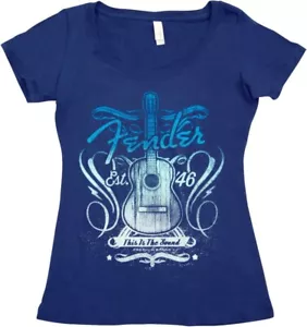 Fender T This is sound donna (taglia: L blu navy) - Foto 1 di 1