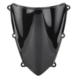 Fit Honda CBR 600 RR F5 2007 -12 Front Windshield Windscreen Double Bubble Black - Imagen 1 de 8