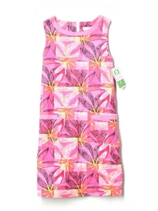 New Girl Lilly Pulitzer Pink Stemina Fall Winter Corduroy Shift Dress Size 8 - Picture 1 of 2