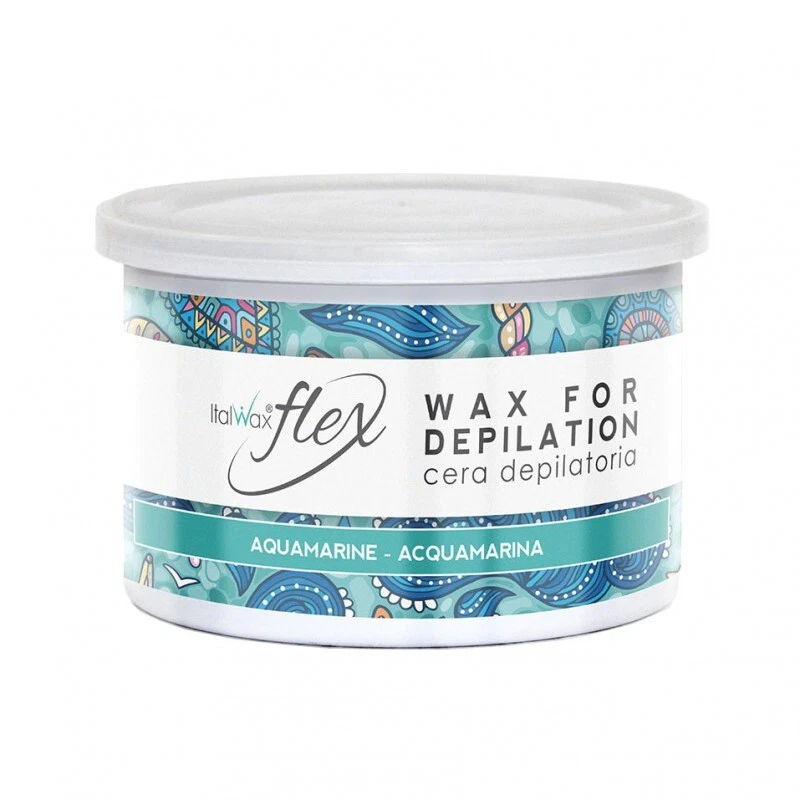 Italwax Flex Wax Aquamarine Wax Tin 400ml 13.5oz - Image 1 of 1
