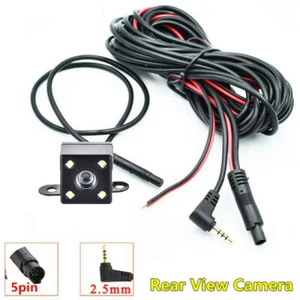 Car Backup Dash Cam Rear View 170° 5 Pin Parking Reverse Camera 36FT Waterproof - Picture 1 of 15
