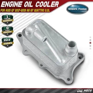 Engine Oil Cooler for Audi Q7 2017-2019 A6 Quattro A7 Quattro 3.0L Supercharged - Picture 1 of 8