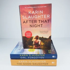 The Good Daughter + Girl Forgotten + After that Nigh by Karin Slaughter Large PB - Picture 1 of 20