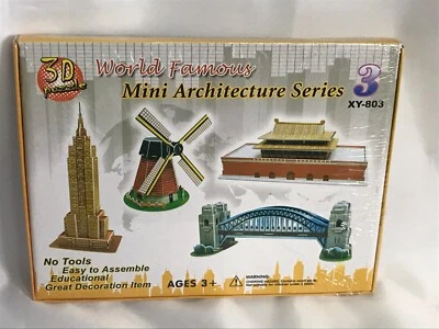 3D Puzzle World Famous Mini Architecture Series 3, (XY-803), Ages 3+ - Image 1 of 3