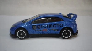 Honda Civic Type R 2018 Hot Wheels azul 16 personalizado pilotos reales paquete de 9 - Imagen 1 de 6