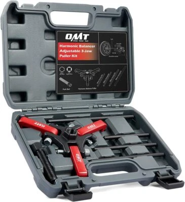 Harmonic Balancer Puller Kit, Adjustable 3-Jaw Puller Set for Removing Harmonic Foto 1 de 4