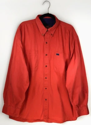 Greatland Apparel Shirt Men's XXL Long Sleeve Heavyweight Cotton Orange - Image 1 of 4