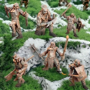 Assault Orc Specialists Squad - 7 figures - 28mm MESBG LOTR Wargames Collectors - Picture 1 of 8