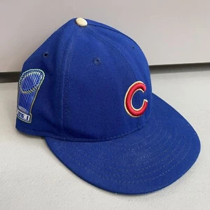 2016 Chicago Cubs Ring Ceremony Champions Gold Fitted Hat 59FIFTY 7 1/2 - Picture 1 of 6