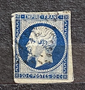 France 1854 Napoleon 20c Used V1121 - Picture 1 of 1