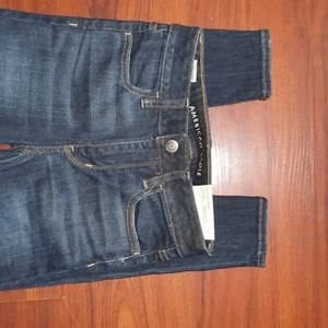 Jegging para mujer American Eagle Next Level elástico de altura 0 azul oscuro - Imagen 1 de 6