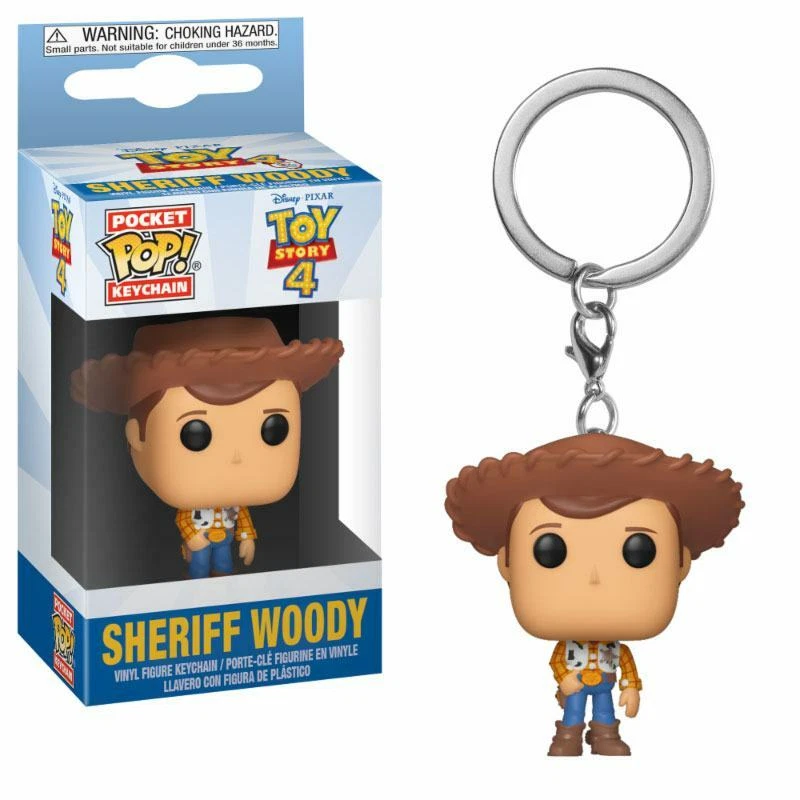 Funko Pocket Pop Keychain Disney Pixar Toy Story 4 Sheriff Woody Vinyl Figure