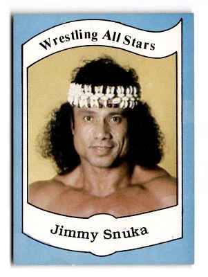 1983 Wrestling All Stars Serie A #7 Jimmy Snuka Foto 1 de 2