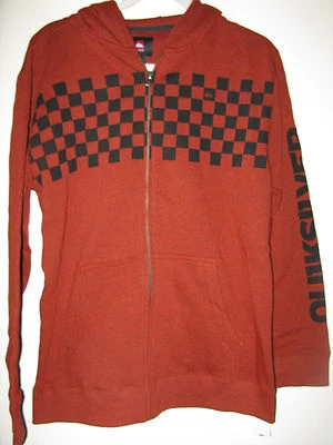 Sudadera con Capucha Radioactiva Quiksilver Big Boy's XL Granate Cremallera Frontal  Foto 1 de 3