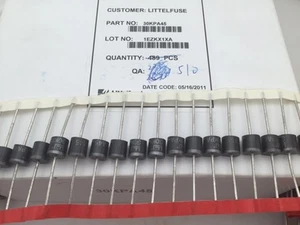 30KPA45 Littelfuse, 30kW 45 VWM 77.4 VC 391.5 Amp, Diodo TVS, Unidireccional - Imagen 1 de 1