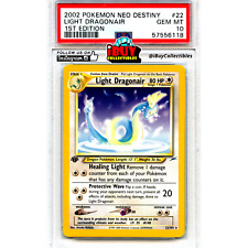 2002 PSA 10 1st Edition Light Dragonair #22/105 Neo Destiny MINT ULTRA RARE