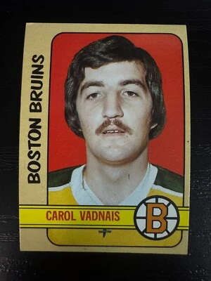 1972-73 Topps #85 Carol Vadnais  - Bruins Seals Rangers Devils - Image 1 of 2