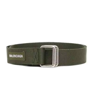 Balenciaga V2515 Mens Military Green Army Belt Size L - Picture 1 of 3