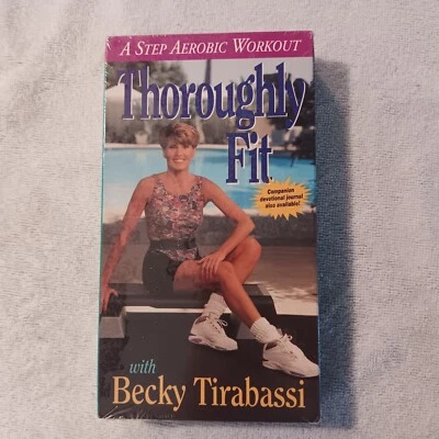 Thoroughly Fit With Becky Tirabassi (VHS, 1993) Brand New Sealed RARE VINTAGE - Image 1 of 4