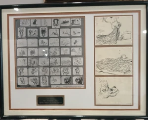 Disney Ken Anderson "The Aristocats" 1970 Pen & Ink Drawings - Picture 1 of 7