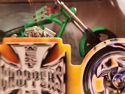 Funline, 2004 Jesse James  "El Diablo-Rigid" 1:18 Scale Die Cast Motorcycle, NIB - Image 1 of 4