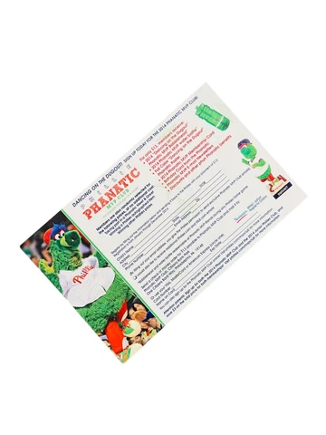 PHILLIE PHANATIC PHILADELPHIA PHILLIES VINTAGE 2014 MVP CLUB PROMOTIONAL FLYER Cover