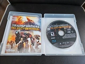 Transformers: Fall of Cybertron (Sony PlayStation) CIB Completo con Manual Probado - Imagen 1 de 3