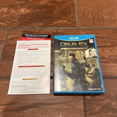 Wii U - Deus Ex: Human Revolution - Director's Cut (Nintendo Wii U, 2013) - Image 1 of 2