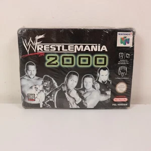 NINTENDO 64 WRESTLEMANIA 2000 NUOVO SIGILLATO PAL VERSION VIDEOGIOCO VINTAGE - Imagen 1 de 10