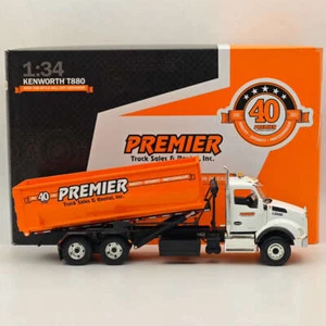 1/34 FIRST KENWORTH T880 WITH TUB-STYLE ROLL-OFF CONTAINER 10-4241 DIECAST Truck - Imagen 1 de 9