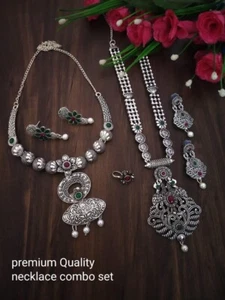 silber halskette set  - Bild 1 von 4