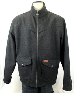 OUTBACK TRADING CO THOMAS JACKET MEN'S CHARCOAL GRAY WOOL BLEND JACKET SIZE XL - Bild 1 von 6