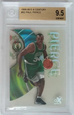 1998 Skybox E-X Century #82 Paul Pierce RC BGS 9.5 Boston Celtics - Image 1 of 2