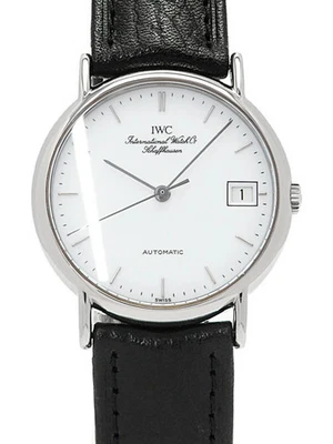 IWC Portofino IW351324 acero inoxidable 33 mm automático blanco para hombre #T392 Foto 1 de 4