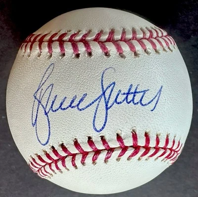 Bruce Sutter Signed Baseball Chicago Cubs Cardinals 1979 Cy Young HOF Closer - Image 1 of 4