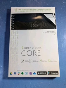Rocketbook CORE Smart Notebook Writing Pad, Dot Grid 6"x8.8" 36 Sheets - Black - Picture 1 of 5