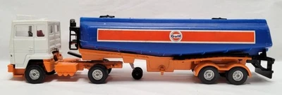 Vintage 1960 Corgi Major 1160 Gulf Petroleiro Ford Tilt Cab Escala 1:43 - Imagem 1 de 4