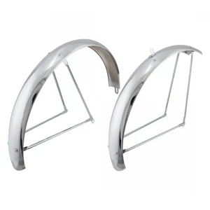 Wald Balloon 962 Steel Fender Set 26x2.0-2.125 Chrome | Full-Coverage, Durable - Picture 1 of 3
