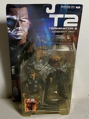 Vintage 2001 McFarlane Toys Action Figure Movie Terminator 2 T-1000, NEW Sealed - Image 1 of 4