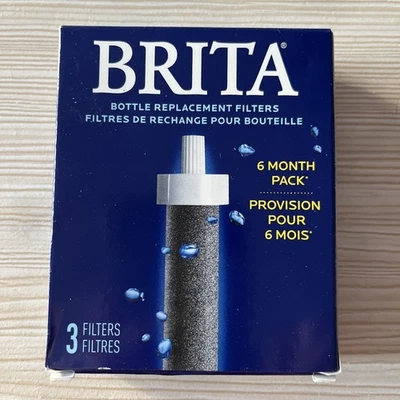 NEW Brita Water Bottle Replacement Filters 3-Pack 6 Month Supply  - Image 1 of 2