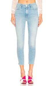 NWT MOTHER Sz 26 THE LOOKER CROP In SWIMMING POOL SUNDAY - Picture 1 of 4