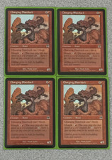 MAGIC THE GATHERING -CHARGING SLATEBACK  4XPLAYSET - ONSLAUGHT - COMMON - LP