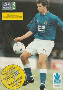 MILLWALL v WREXHAM Div 2 1996-1997 - Picture 1 of 1