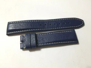 GENUINE OEM TAG HEUER 20 MM BLUE CALF SKIN LEATHER BAND STRAP #7503 - Picture 1 of 4