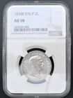 1914 R  Italy 2 Lire ,  NGC AU 58  , nice silver coin     # 1218