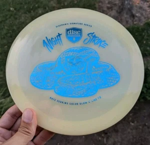 Discmania Night Strike 1 Perkins Farbe leuchten C-Linie FD NEU 175g weiß - Bild 1 von 2