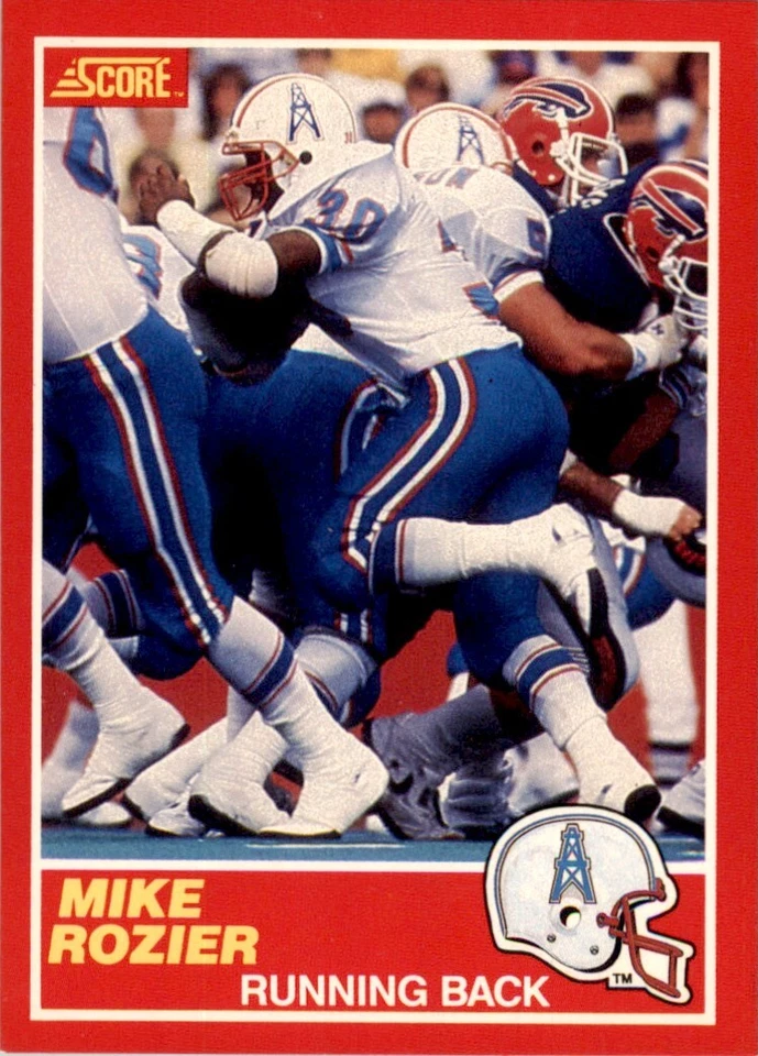 1989 SCORE MIKE ROZIER HOUSTON OILERS #172 - Image 1 of 2