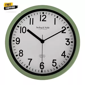 Mainstays Basic Indoor 8.78" Sage Analog Round Modern Wall Clock - Picture 1 of 5