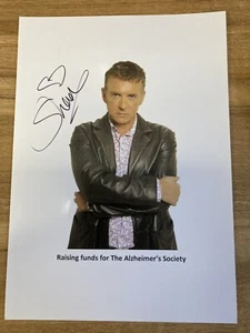 SHANE RICHIE HAND SIGNED AUTOGRAPH A4 SIZE East Enders EastEnders - Picture 1 of 2