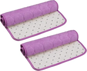 Memory Foam Bath Mat 2Pcs, 24" x 35.5" Coral Fleece Bathroom Shower Rug Non Slip - Picture 1 of 5